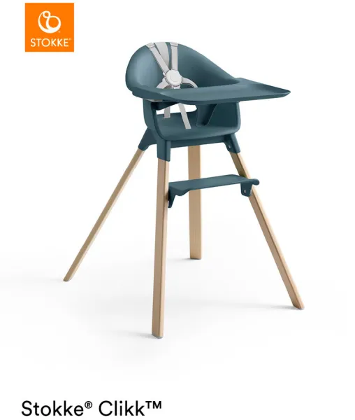 Clikk højstol - Fjord Blue